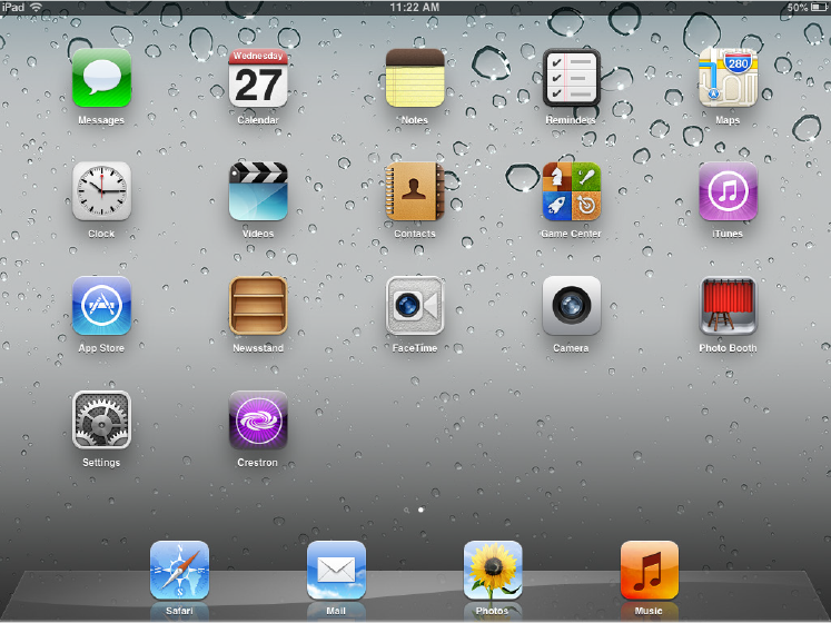 Vegatouch Crestron App